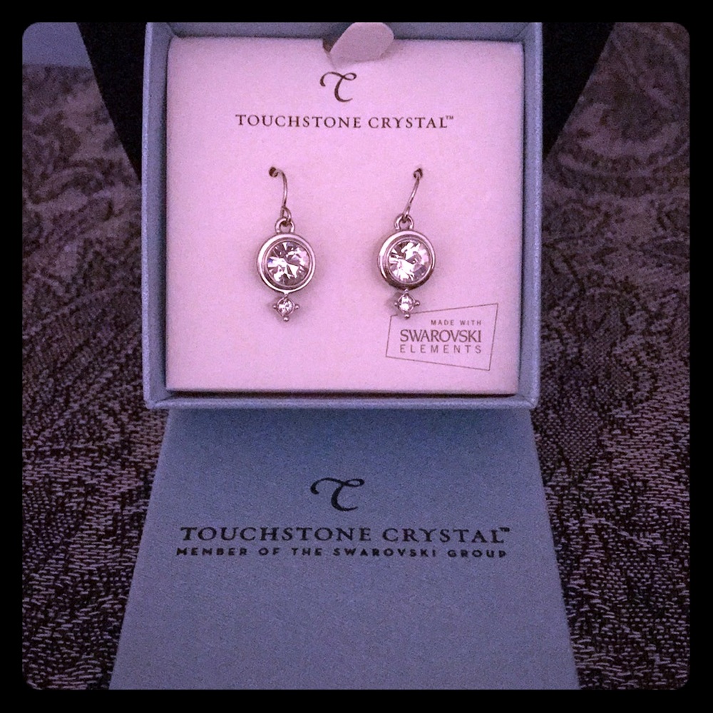 Crystal Signature Earrings, BRAND NEW!